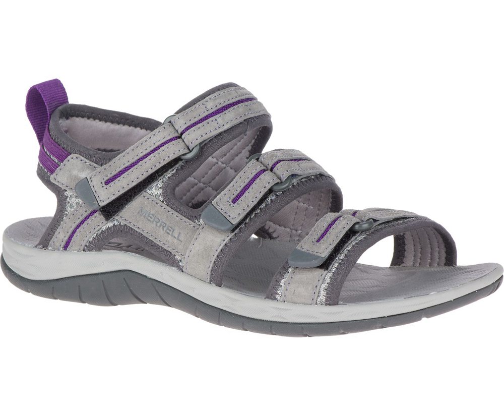 Merrell Sandals Grey - Siren 2 Strap - Womens 18FAMHJUB